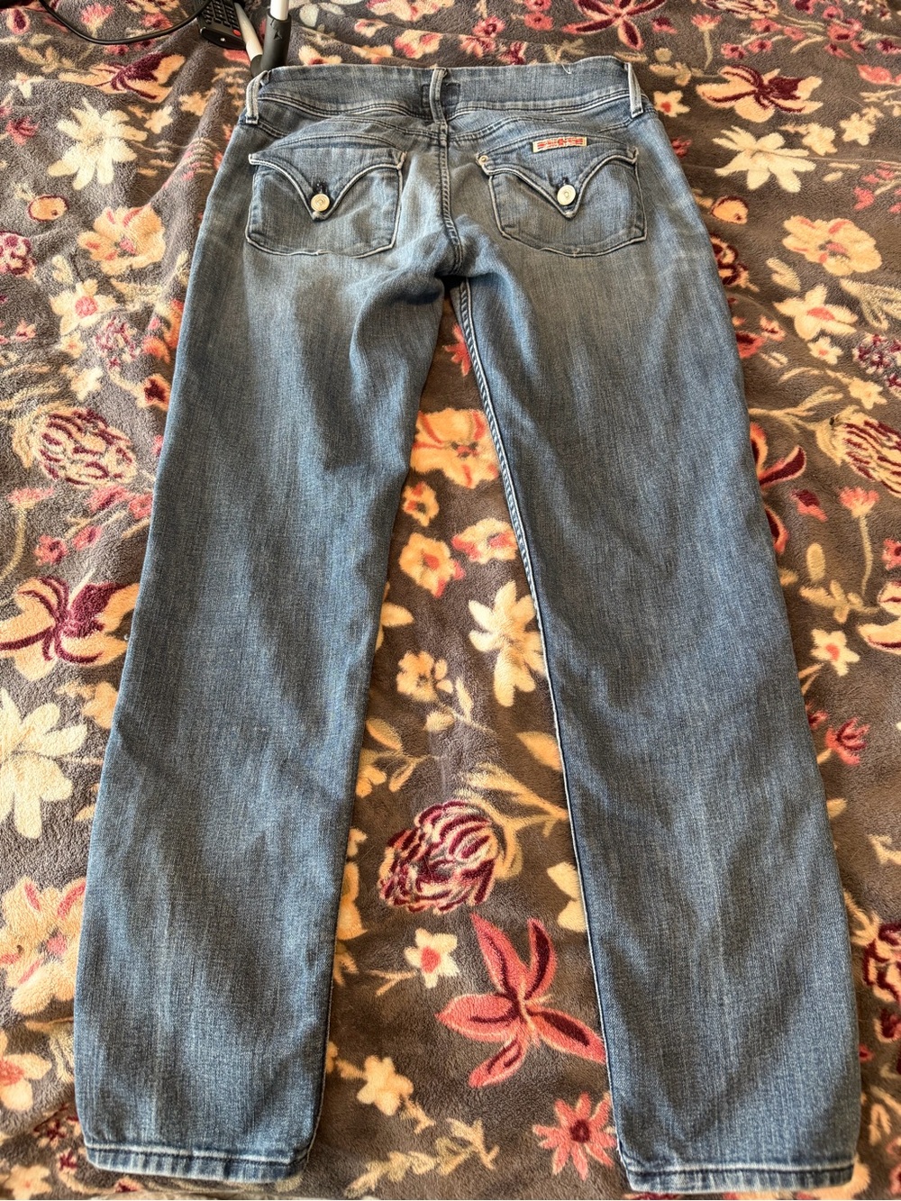 Hudson Jeans Medium Blue Cropped Ankle Jeans